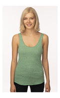 Women's Triblend Raw Edge Tank Top