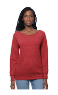 Women's Fleece Raglan Pouch Pocket