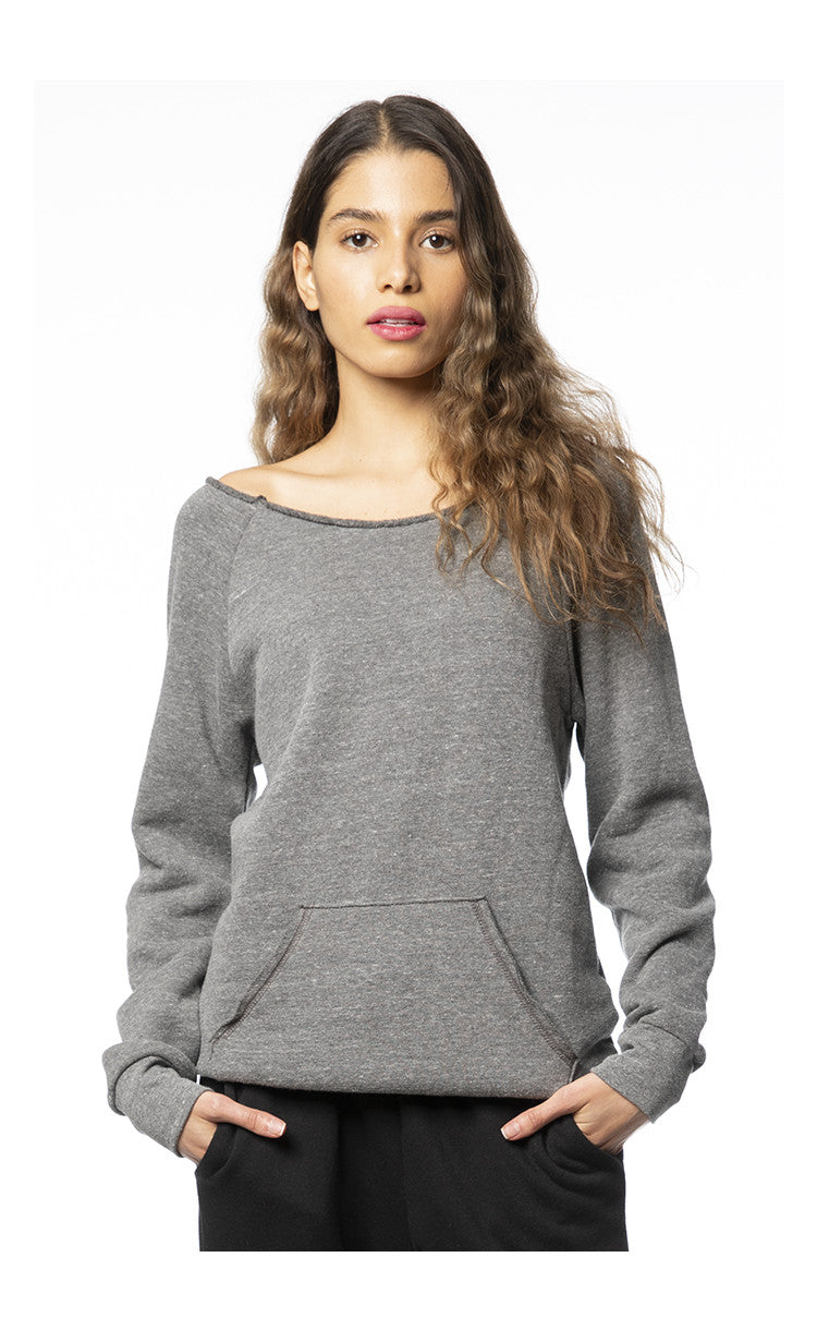 eco Triblend Fleece Raglan w/Pouch Pocket