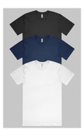 3 Pack - Organic Cotton Tee - USA Made