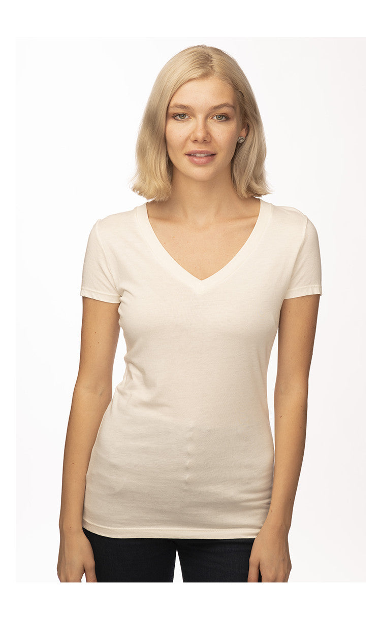 Womens Viscose Hemp Organic V Neck