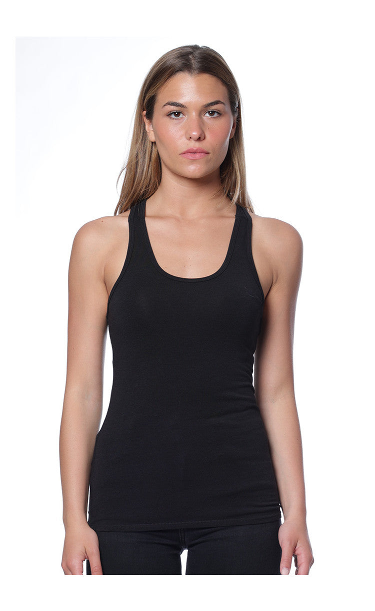 Viscose Bamboo Organic Combed Spandex Racer Tank